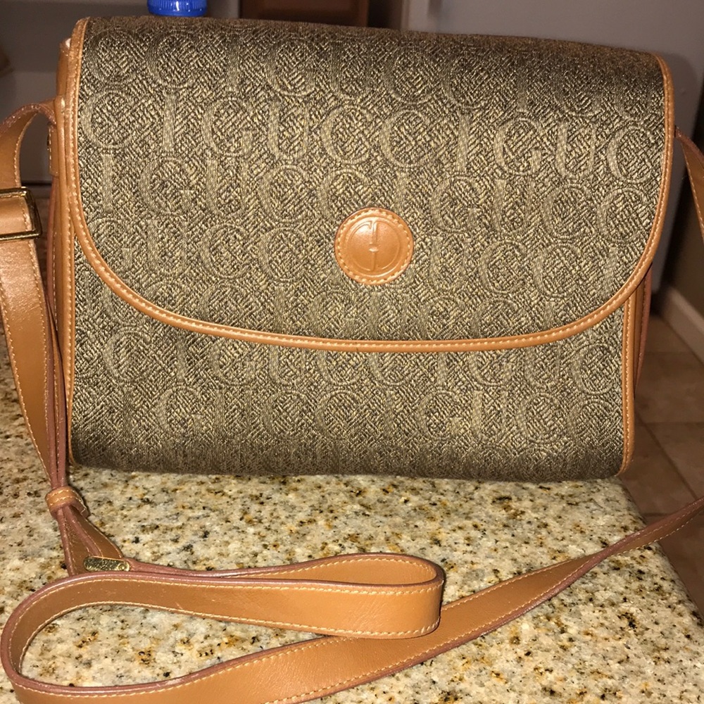 Vintage Gucci Brown Crossbody